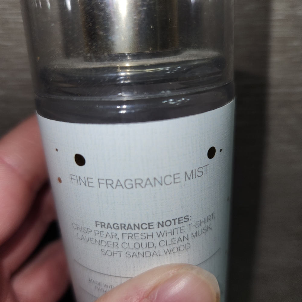 Bath & Body Works WHITE T-SHIRT Fragrance Mist 8 oz Spray, Discontinued,Rare New - Picture 3 of 7